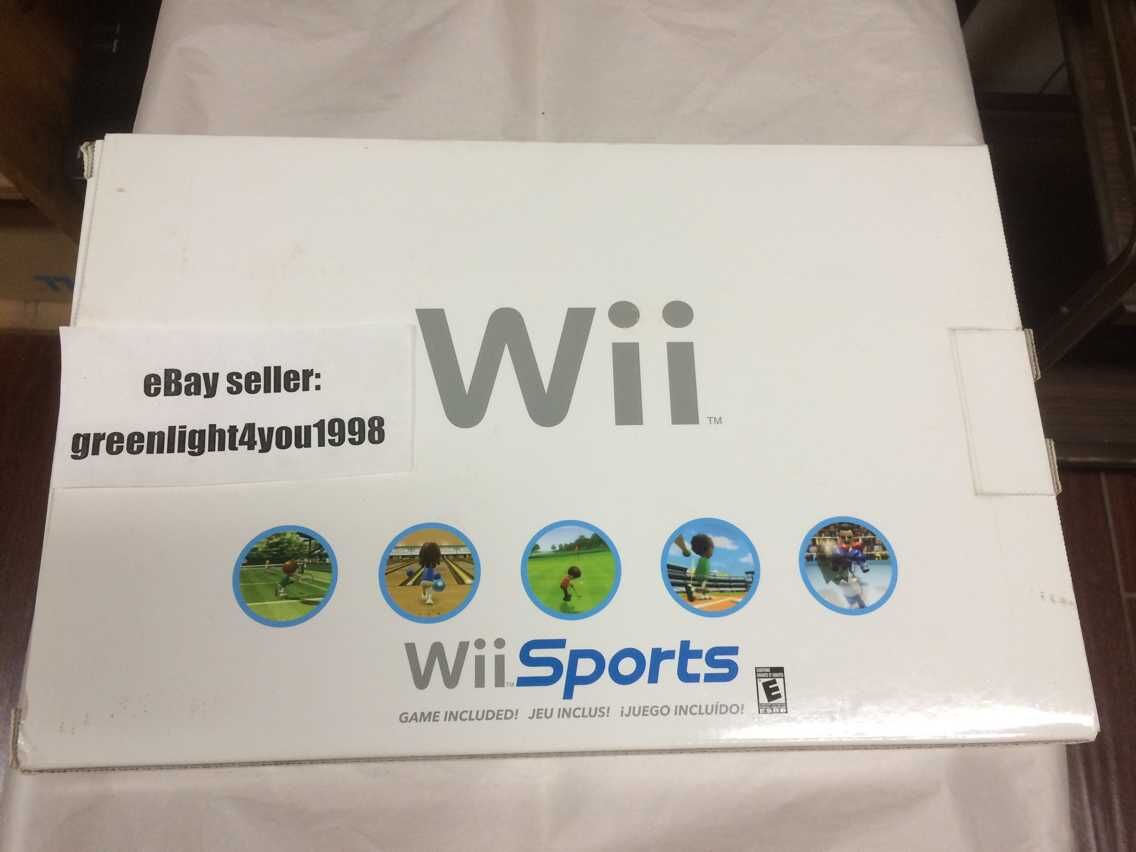 NEW Nintemdo Wii Sports White-Wii Sports Bundle No Sales Tax - Click Image to Close